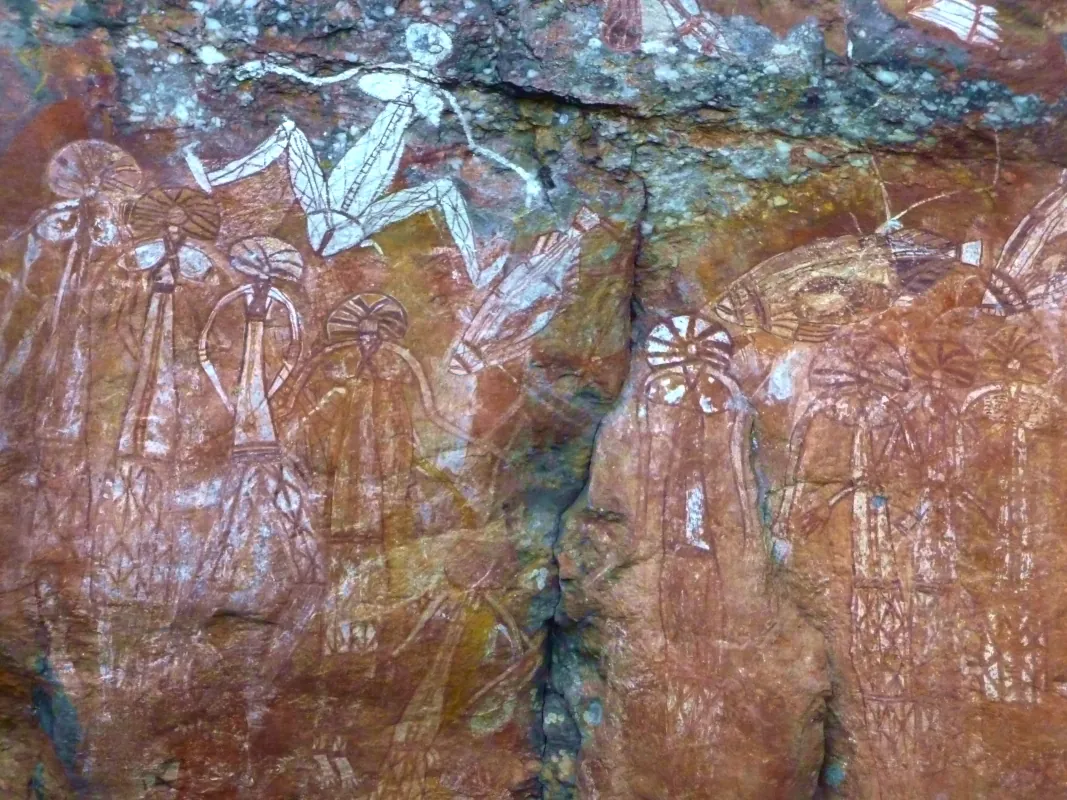 We had a great time at Ubirr, so we moved on to the next beautiful gallery of rock paintings, Nourlangie. Australia, Kakadu National Park