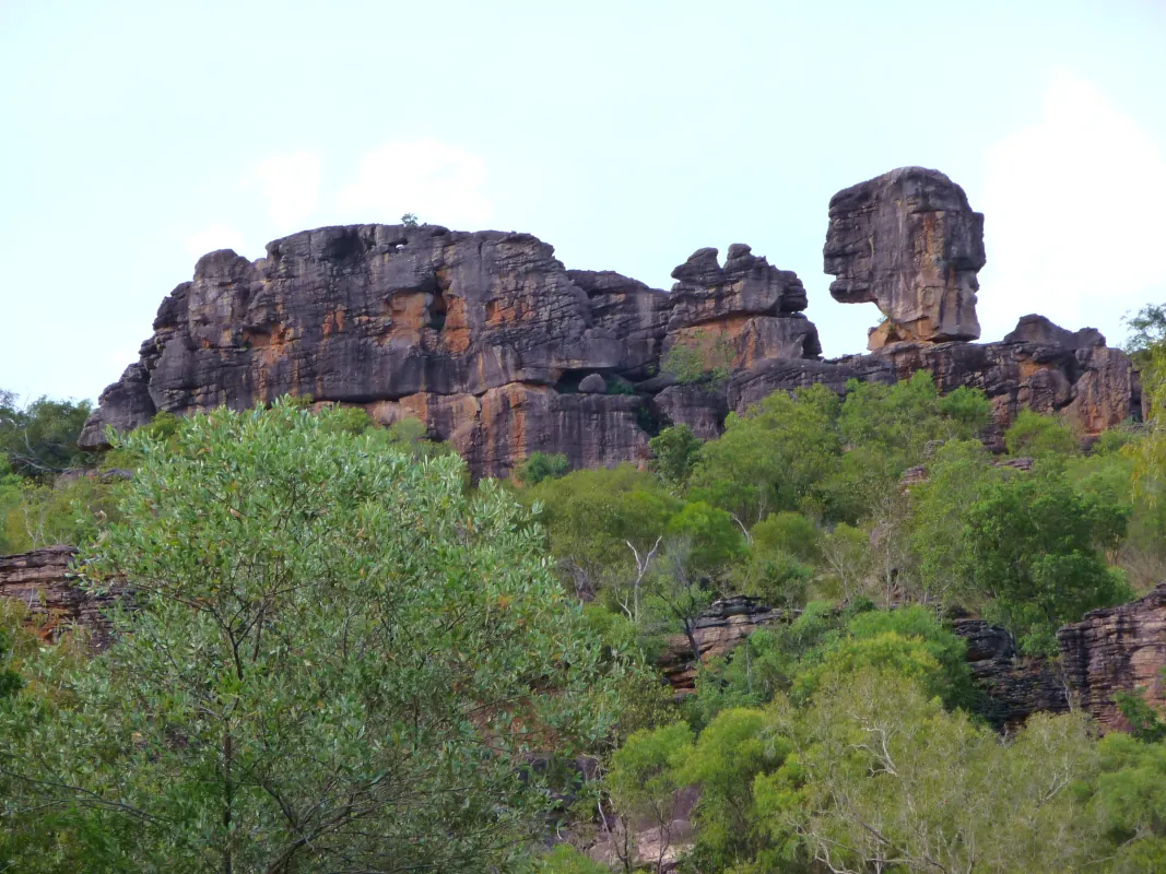 The East Alligator River has some fantastic rock formations. Australia