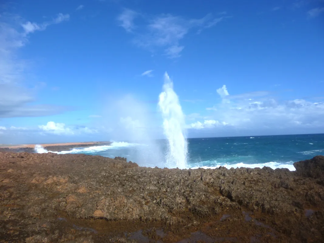 blowholes near Carnarvon Western Australia