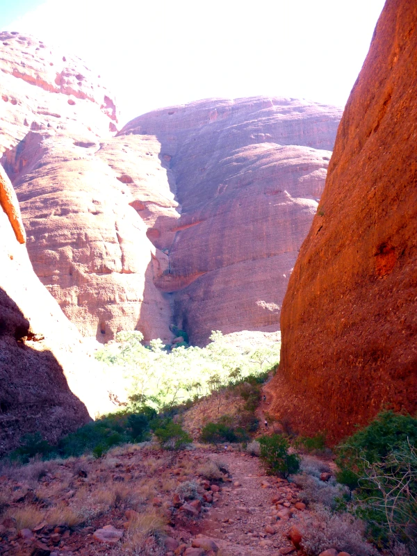 The Valley of the Winds trail allows people to soak up the dazzling domes of Kata Tjuta. This walk is classed as Grade 4, is steep and rocky in places and takes 3-4 hours