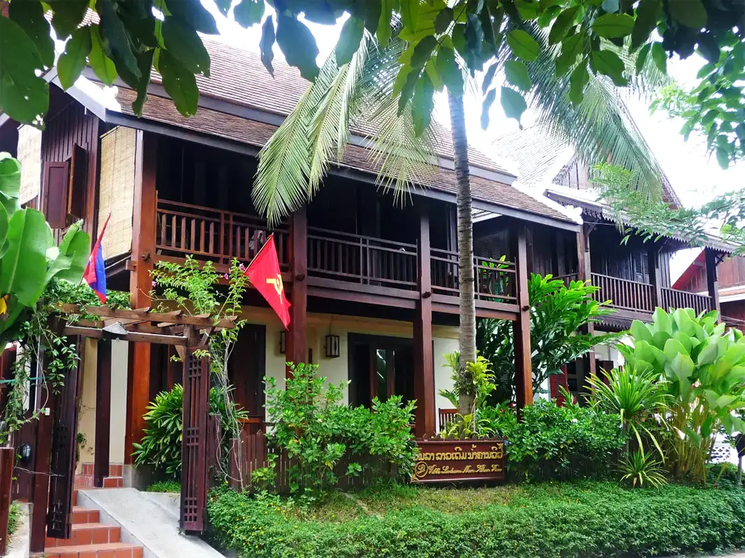 During our time in Luang Prabang, we stayed in a small guest house on the Nam Khan River. It was peaceful and quiet compared to Hanoi's hustle and bustle.