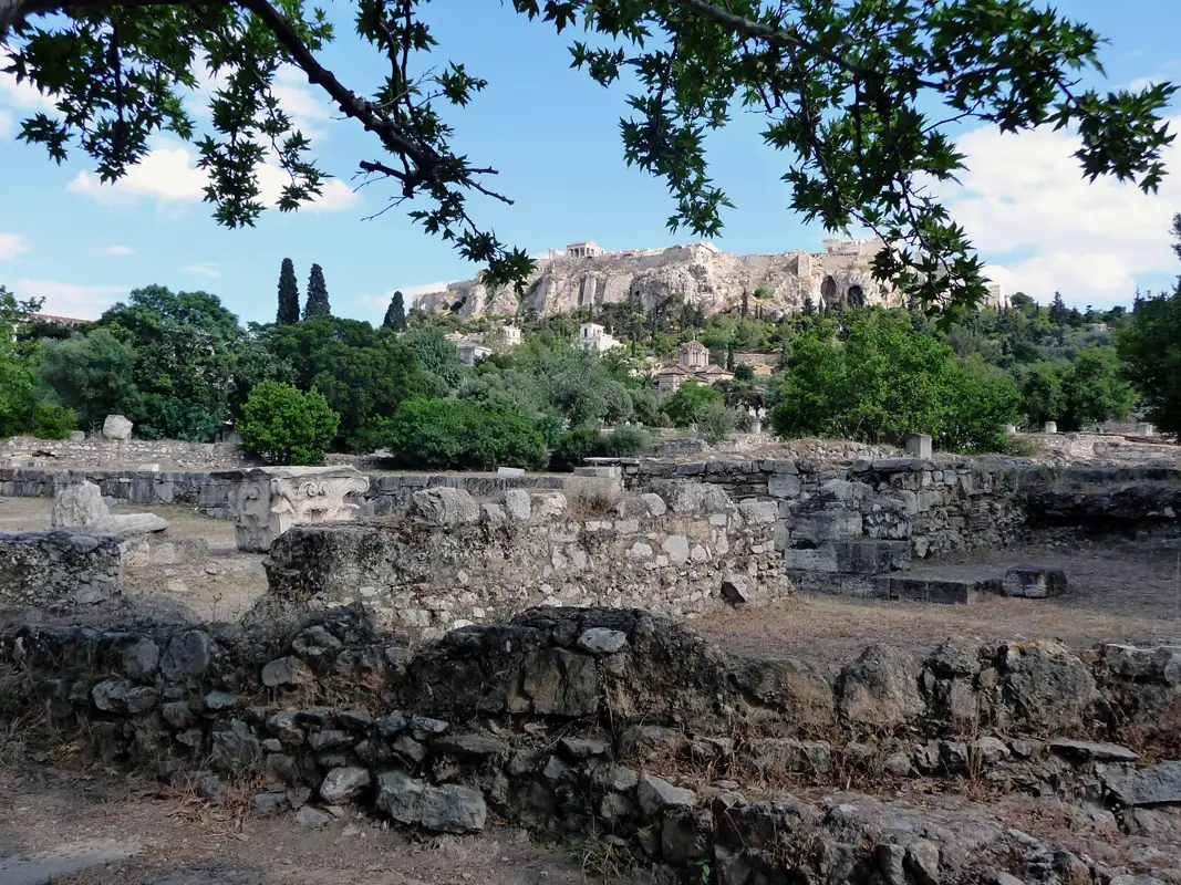 The Ancient Agora was once the city hub. It was also where Socrates, Aristotle, and Plato discussed their theories.