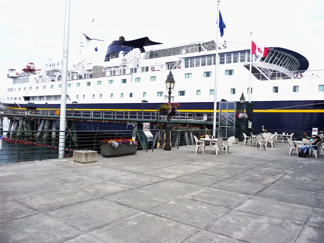 The ferry to Juneau in Bellingham