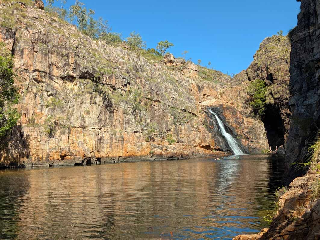 swimming in  Maguk – Barramundi Gorge