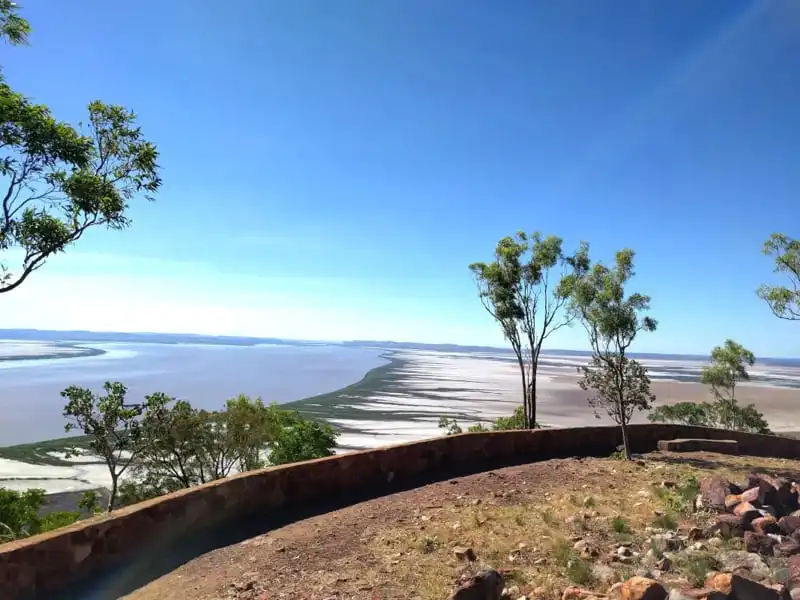 Cambridge Gulf, swamps and mud flats from Five Rivers Lookout