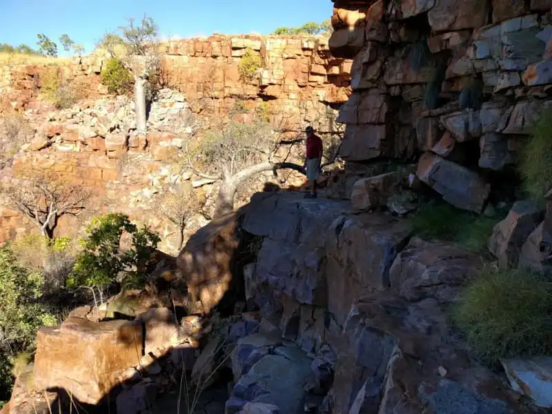 Hiking the Grotto near Wyndham