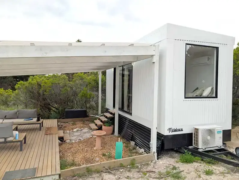 Container accommodation Island Beach near Penneshaw