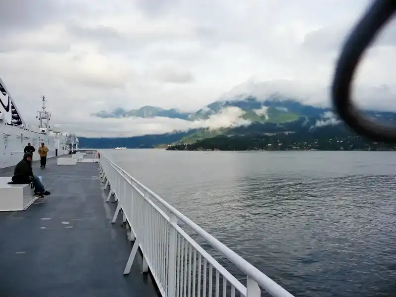 Ferry from Horseshoe Bay to Vancouver Island British Columbia Canada