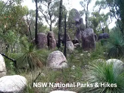 Hiking across the granite landscapes of Bald Rock National Park in northern New South Wales.