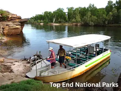 East Alligator River cruise in Kakadu, showcasing Bininj/Mungguy culture, wetland wildlife, and Top End scenery.