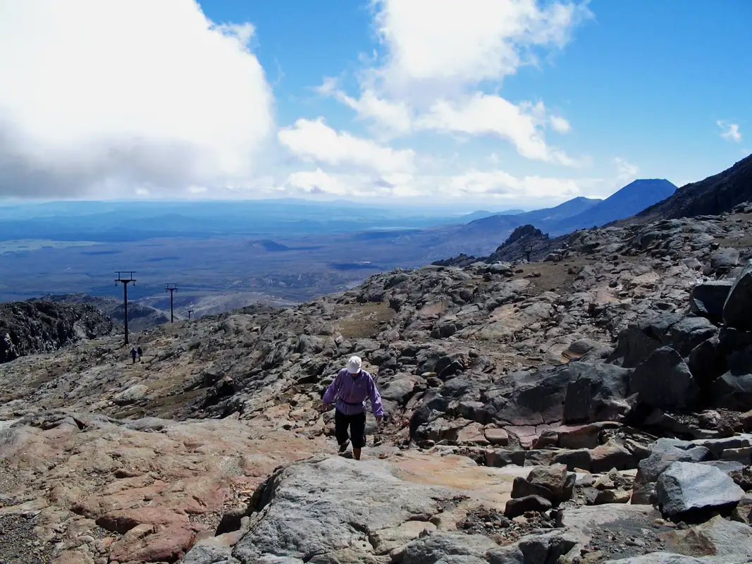 spectacular views of Mt Ngauruhoe, Lake Taupo - Tongariro National Park New Zealand