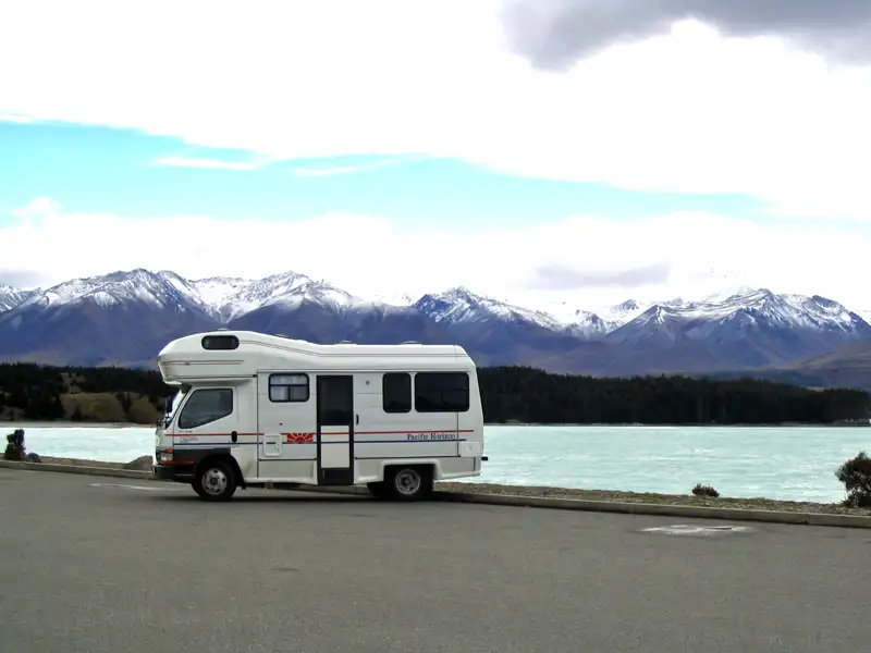 Lake Tekapo with Southern Alps and Mount Cook Aoraki New Zealand