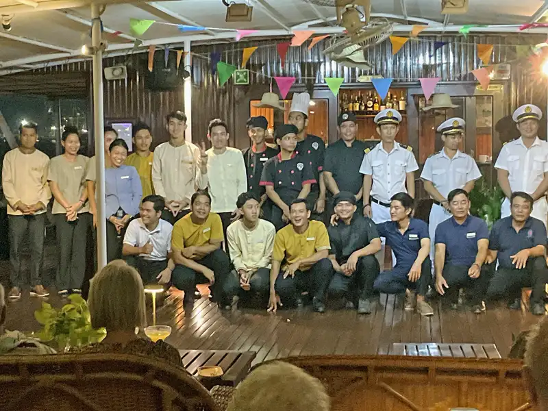 The crew of the Pandaw Indochina