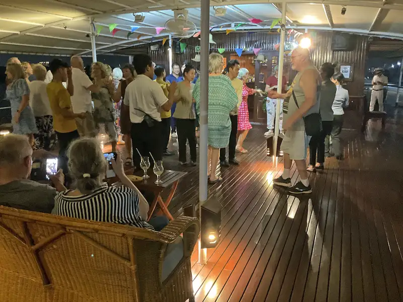 Dance Party at our Cruise to Ho Chi Minh, Vietnam