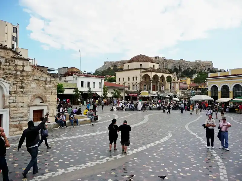 Monastiraki Square Athens Greece