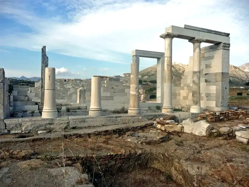 Temple of Demeter island Naxos Greece