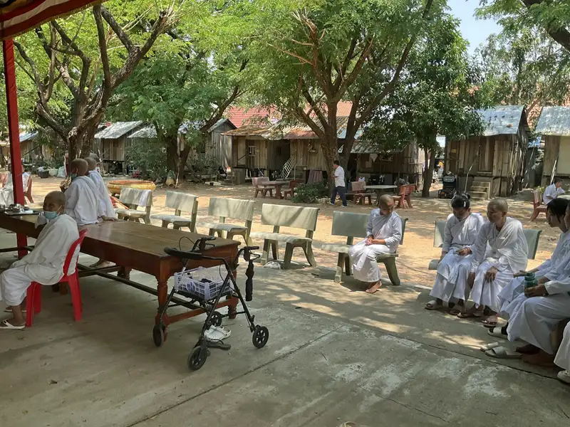 living quarters for nuns at the the Vipassana Dhura Buddhist Centre, Phnom Penh, Cambodia