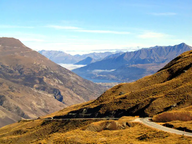 Wanaka to Te Anau Crown Range Summit South Island NZ