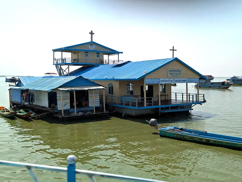 The church in the floating village