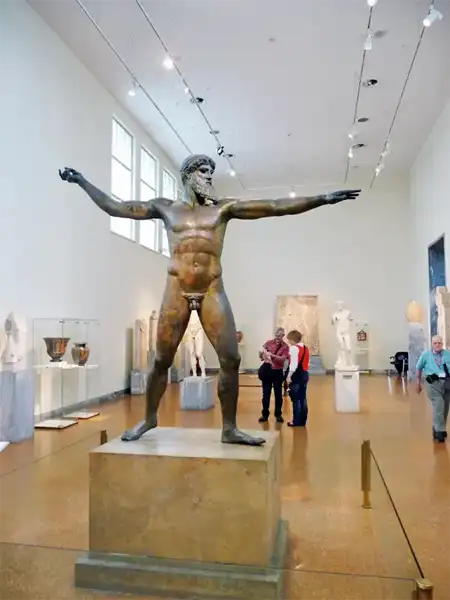 national museum athens bronze s Poseidon