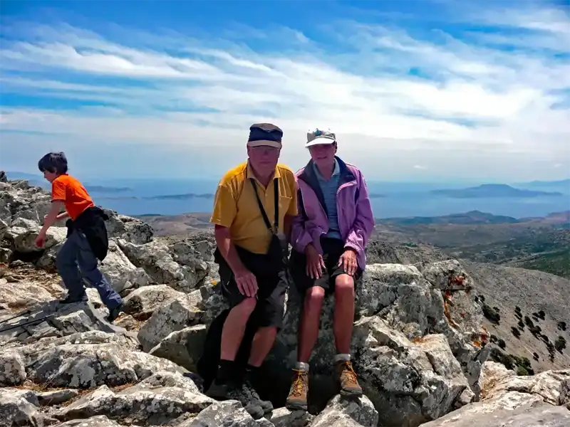 top at at Mt Zas 1003 meters above sea level