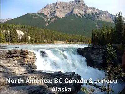 Athabasca Falls in Jasper National Park BC Canada 2
