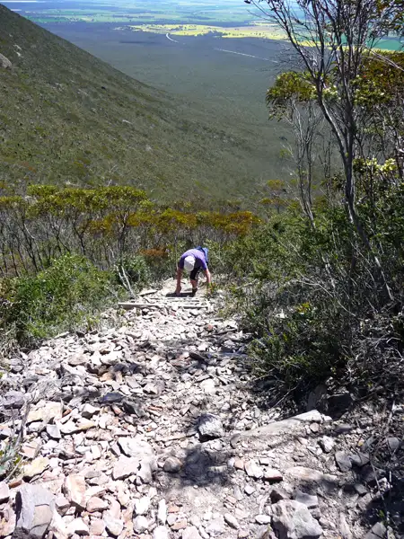 Climbing Mount Trio Stirling Ranges